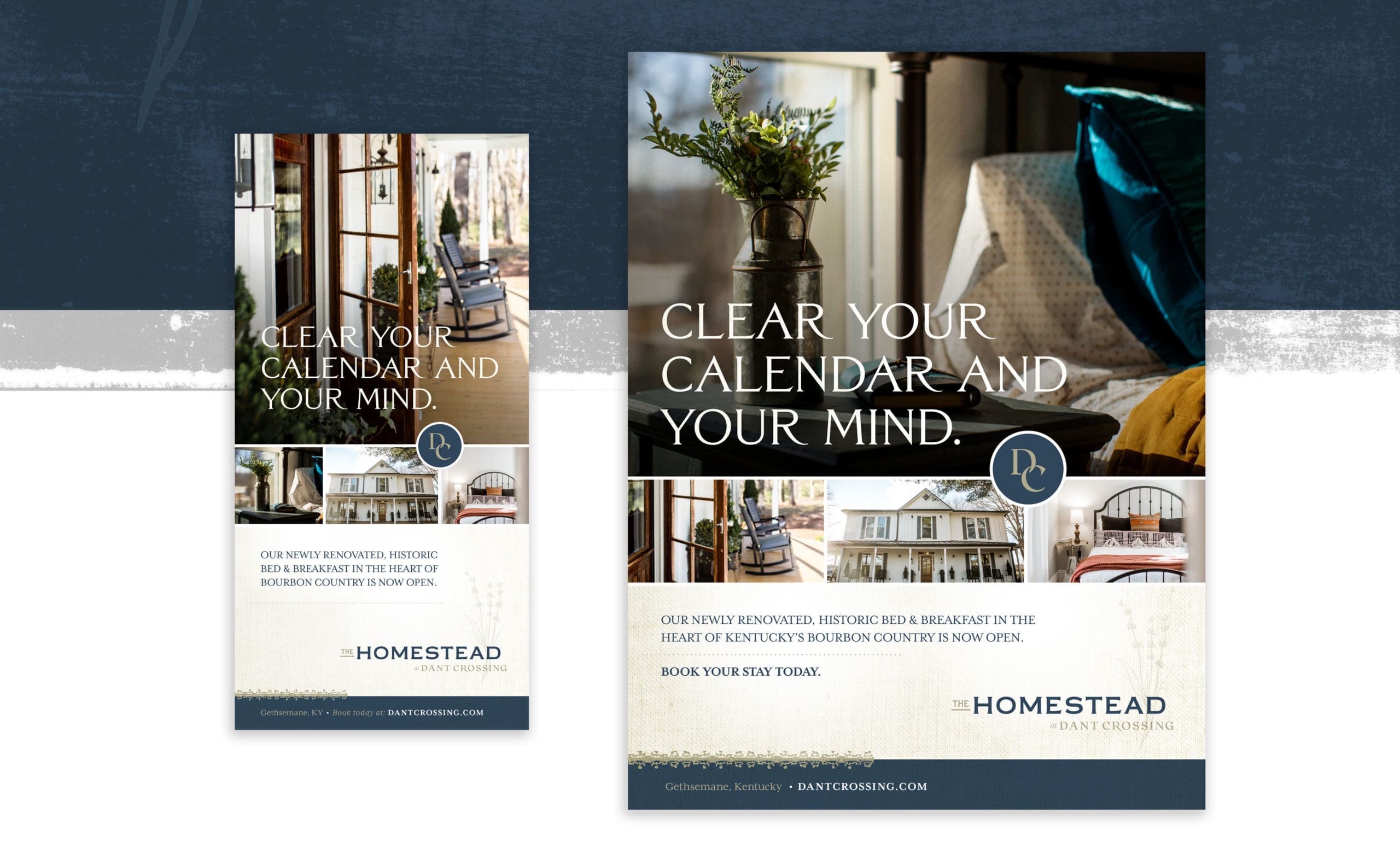 Dant Crossing Homestead print ads